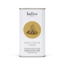 Huile d’olive fumée aux bois de Hétre et Chêne