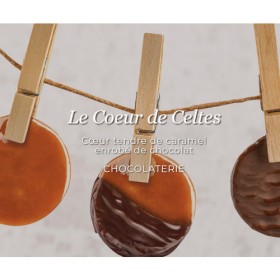 Cœur de celte Chocolat Noir