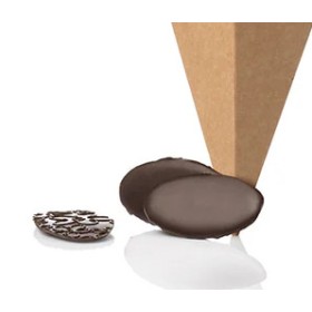 Cornet Chocolat noir Fleur de Sel